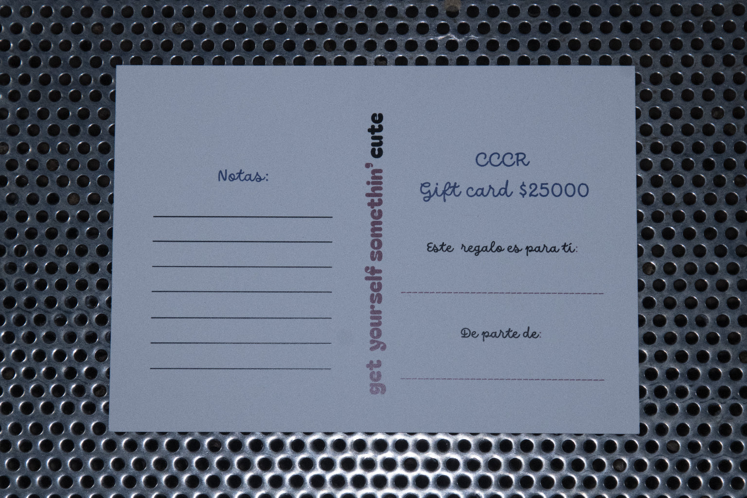 GIFT CARD CCCR